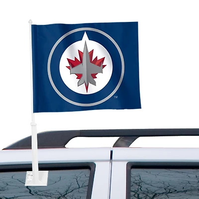 Drapeau de voiture double face Winnipeg Jets WinCraft 11 po x 13 po