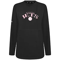 Women's Levelwear Winnipeg Jets Mother's Day Beaudry Arched Pullover Sweatshirt