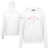 Sweat à capuche blanc pour femme Levelwear avec motif de fête des mères Jets Winnipeg