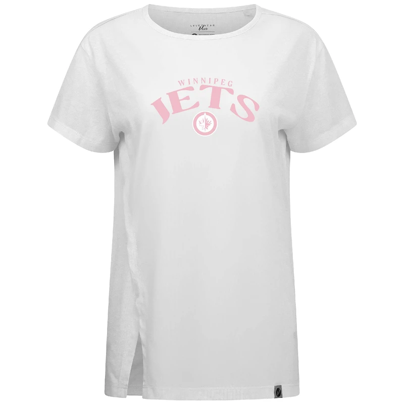 T-shirt Influx pour la fête des mères Jets de Winnipeg femmes Levelwear blanc