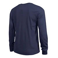 T-shirt à manches longues Champion pour femmes, bleu marine, logo des Jets de Winnipeg