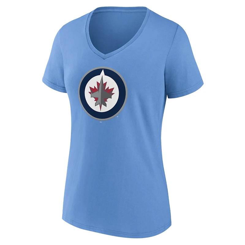 Women's Fanatics Blue Winnipeg Jets Alternate Graphic T-Shirt