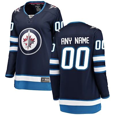 Women's Fanatics Blue Winnipeg Jets Breakaway - Custom Jersey
