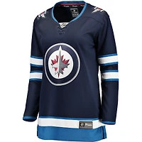 Women's Fanatics Blue Winnipeg Jets Home Breakaway - Blank Jersey