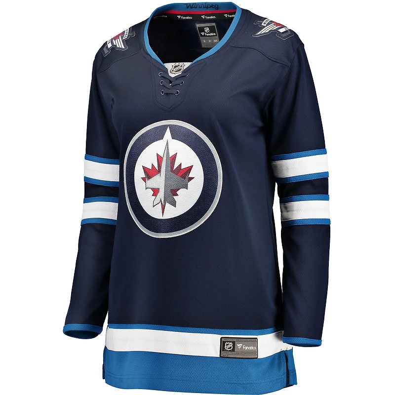 Women's Fanatics Light Blue Winnipeg Jets Alternate Anniversary Breakaway Jersey