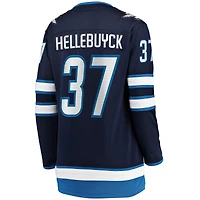 Fanatiques féminines de marque Connor Hellebuyck Navy Winnipeg Jets Home Breakaway - Maillot joueur