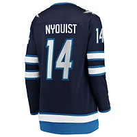 Maillot Fanatics Gustav Nyquist bleu marine pour femmes, équipe de Winnipeg Jets, domicile Breakaway
