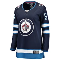 Women's Fanatics Kale Clague Navy Winnipeg Jets Home Breakaway Jersey