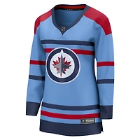 Maillot Breakaway bleu clair pour femmes Fanatics des Jets de Winnipeg