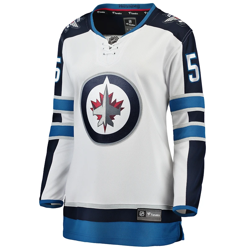 Women's Fanatics Mark Scheifele White Winnipeg Jets Premier Breakaway Away - Player Jersey