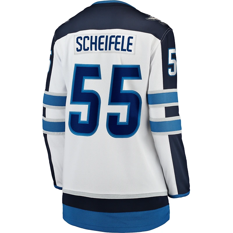 Fanatiques féminines de marque Mark Scheifele White Winnipeg Jets Premier Breakaway Away - Maillot joueur