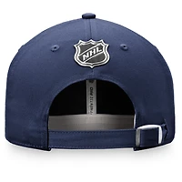 Casquette ajustable authentique Pro Locker Room pour femme, bleu marine, des Jets de Winnipeg