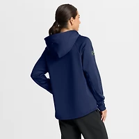 Women's Fanatics Navy Winnipeg Jets Authentic Pro Rink Raglan Full-Zip Hoodie
