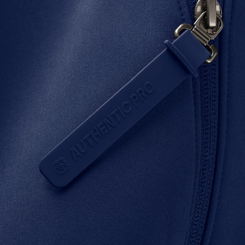 Sweat à capuche zippé entièrement Authentic Pro Rink pour femme Fanatics Navy des Jets de Winnipeg