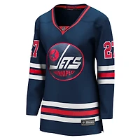 Women's Fanatics Nikolaj Ehlers Navy Winnipeg Jets  Premier Breakaway Player Jersey