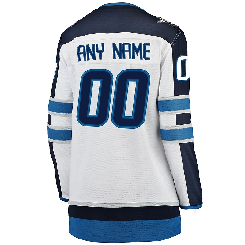 Women's Fanatics White Winnipeg Jets Breakaway - Custom Jersey