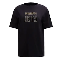 Women's Pro Standard Black Winnipeg Jets Boxy T-Shirt