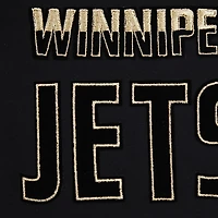 T-shirt carré Pro Standard noir des Jets de Winnipeg pour femmes