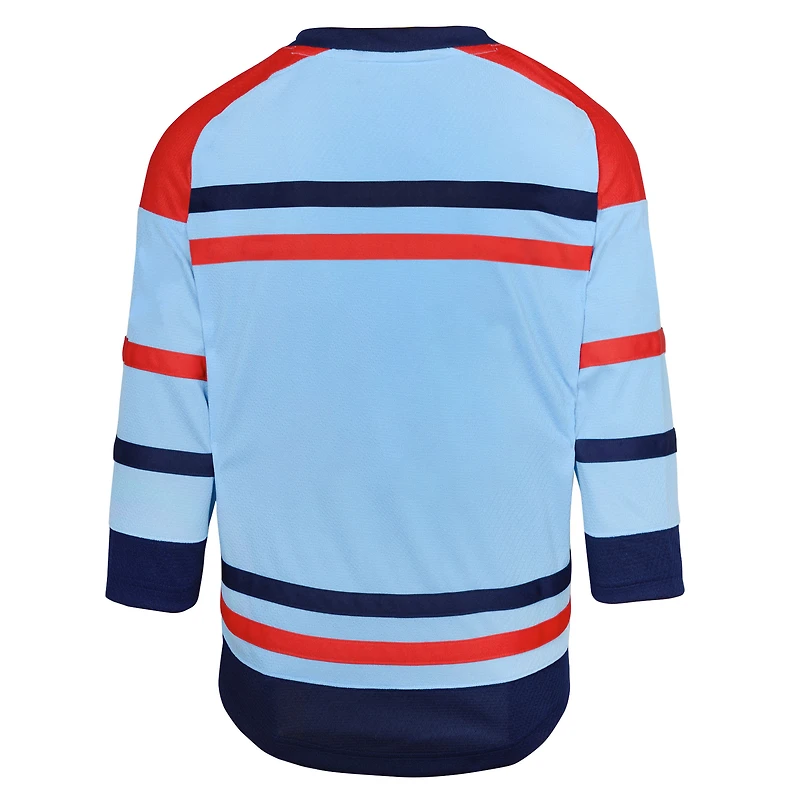 Maillot réplique anniversaire bleu clair pour jeunes des Jets de Winnipeg