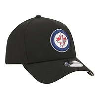 Casquette ajustable New Era noire Winnipeg Jets 9FORTY pour jeunes