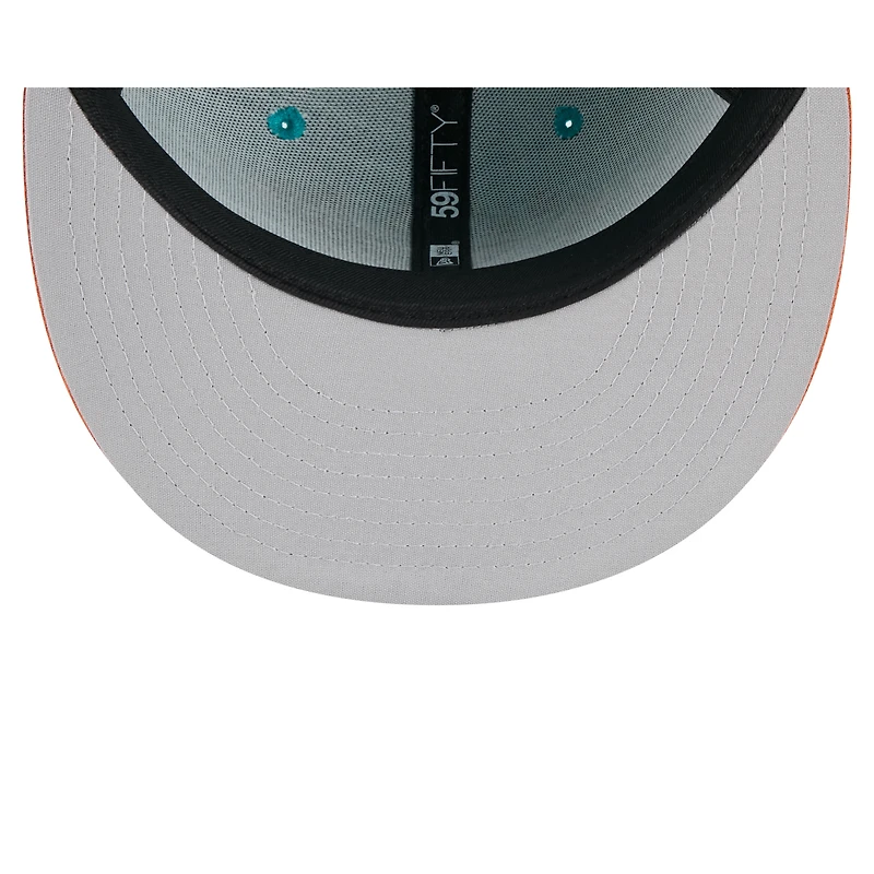 Casquette ajustée 59FIFTY pour homme New Era Turquoise Winston-Salem Dash Theme Nights