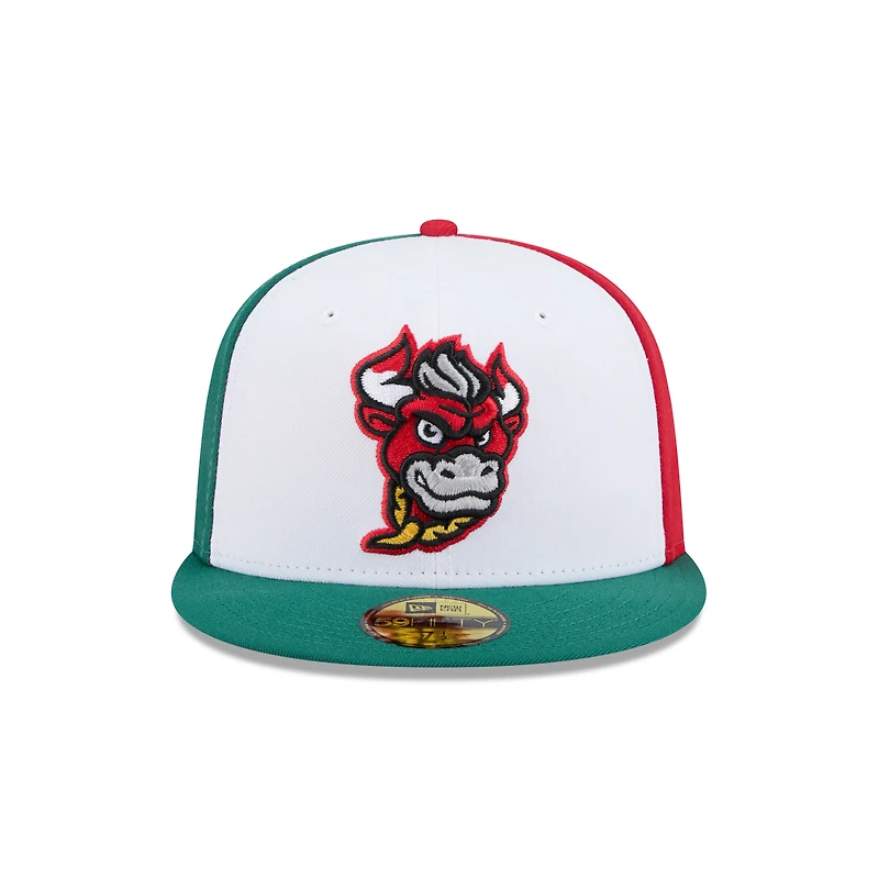Casquette ajustée 59FIFTY blanche Winston-Salem Dash pour homme de New Era