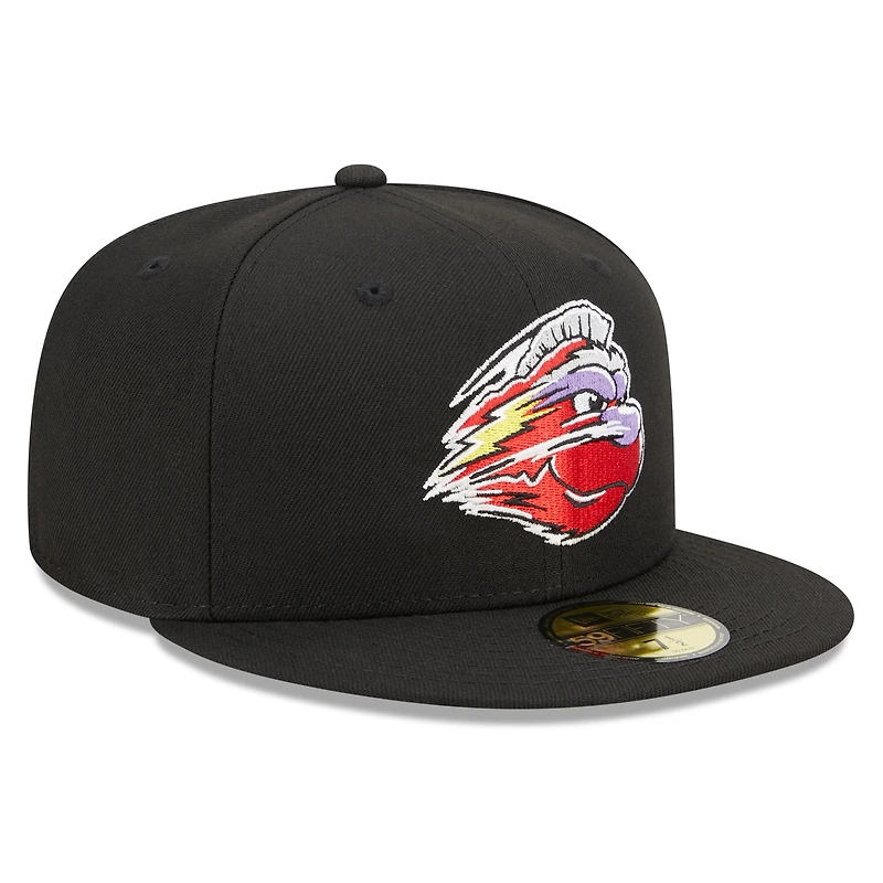 Casquette ajustée 59FIFTY Winston-Salem Dash Marvel x Minor League New Era pour homme, noire