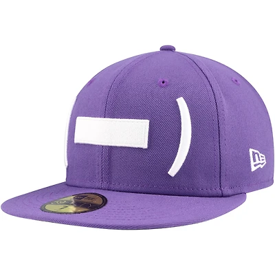Men's New Era Purple Winston-Salem Dash Authentic Collection 59FIFTY Fitted Hat
