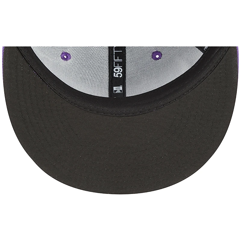 Casquette ajustée New Era Winston-Salem Dash Theme Nights Hyphen 59FIFTY violette pour homme