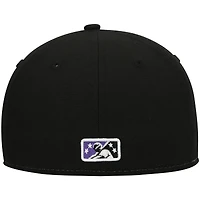 Men's New Era Purple Winston-Salem Dash Authentic Collection 59FIFTY Fitted Hat