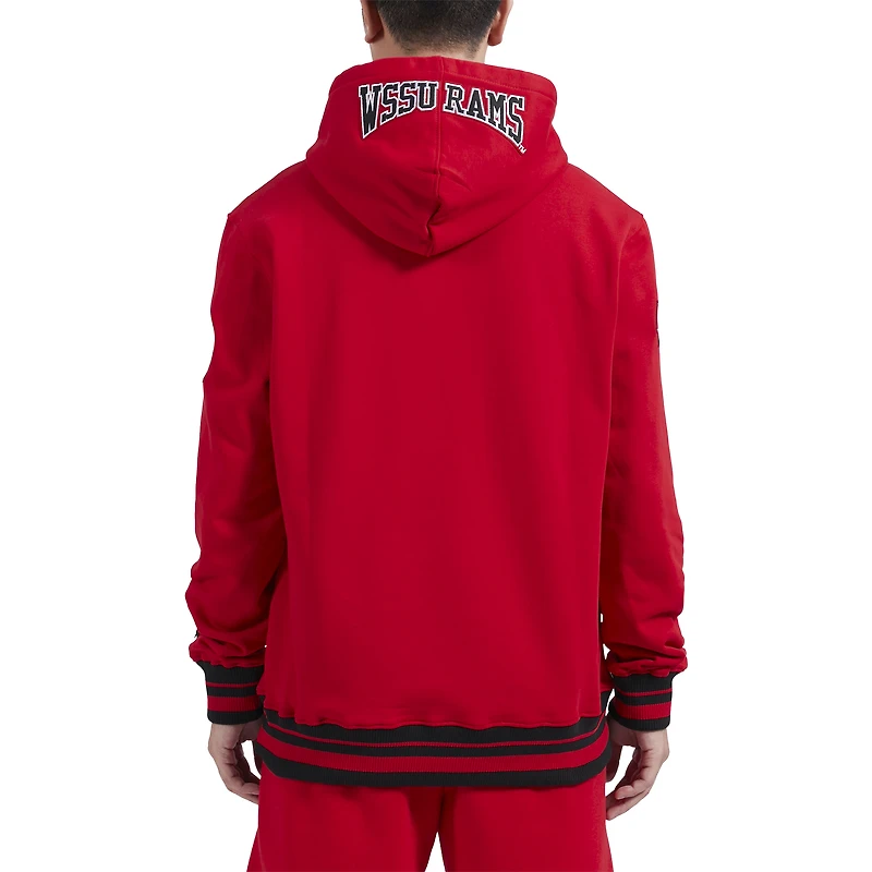 Men's Pro Standard Black Winston-Salem State Rams Crest Pullover Hoodie