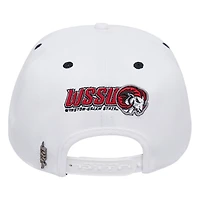 Men's Pro Standard White Winston-Salem State Rams Wool Snapback Hat