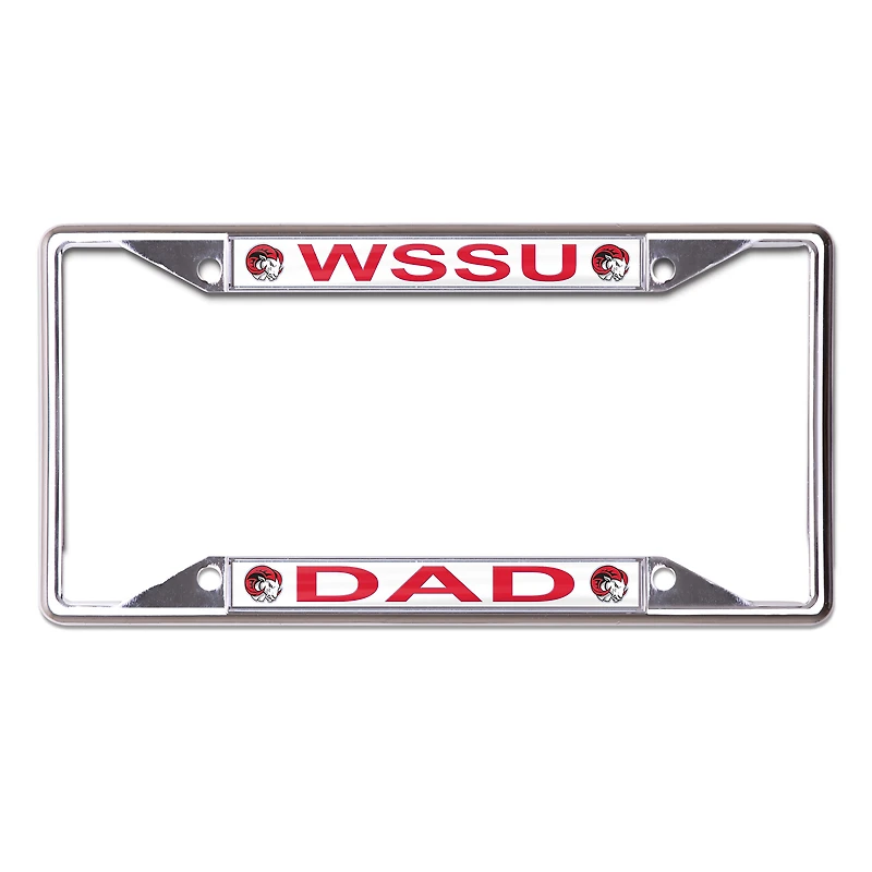 WinCraft Winston-Salem State Rams S/S School Cadre de plaque d'immatriculation imprimé papa