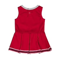 Girls Infant Colosseum Red Wisconsin Badgers Lollipop Park Cheer Dress