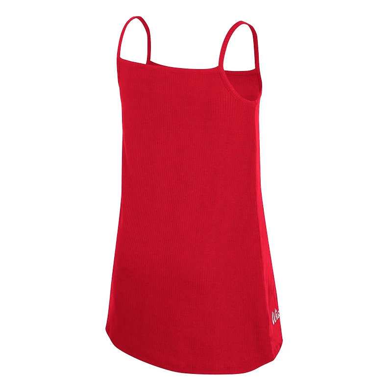 Girls Youth Colosseum Red Wisconsin Badgers Brook Tank Dress