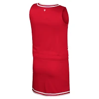 Girls Youth Colosseum Red Wisconsin Badgers Cheerleader Top & Skirt Set