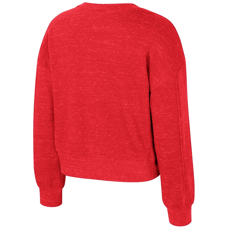 Sweat-shirt rouge Just a Minute des Wisconsin Badgers du Colisée jeunes filles
