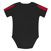 Ensemble 3 pièces pour bébé Outerstuff rouge/noir Wisconsin Badgers Double Down Body et pantalon
