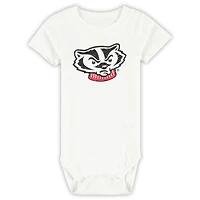 Infant Wes & Willy  Wisconsin Badgers Three-Pack Bodysuit Set