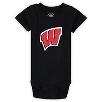 Infant Wes & Willy  Wisconsin Badgers Three-Pack Bodysuit Set