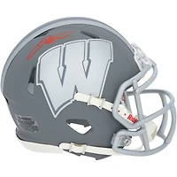 Casque Riddell Slate Speed ​​Mini autographié par Jonathan Taylor, Wisconsin Badgers, 2024