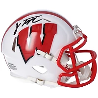 Mini-casque Riddell Speed ​​autographié par Jonathan Taylor des Wisconsin Badgers