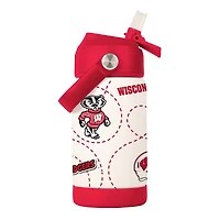 Logo Brands Wisconsin Badgers 12oz. Mascot Bottle