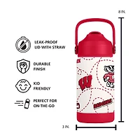 Logo Brands Wisconsin Badgers 12oz. Mascot Bottle