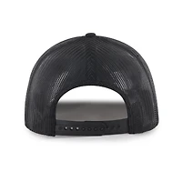 Casquette trucker ajustable Leland noire Wisconsin Badgers '47 pour homme