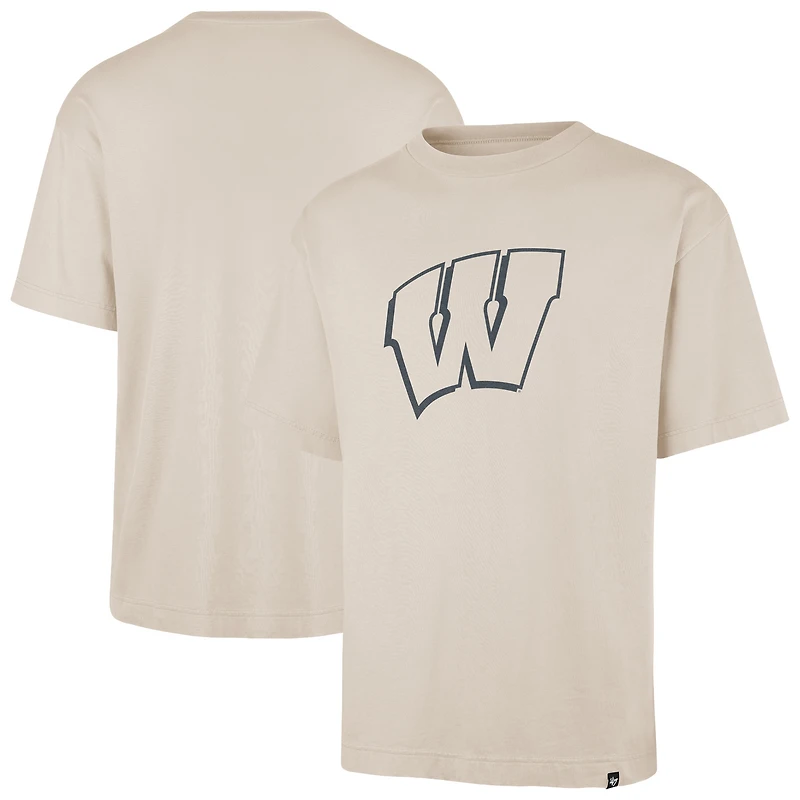 T-shirt crème « 47 Wisconsin Badgers Ravine Foundation » pour homme