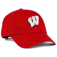 Casquette ajustable Clean Up '47 Red Wisconsin Badgers pour hommes