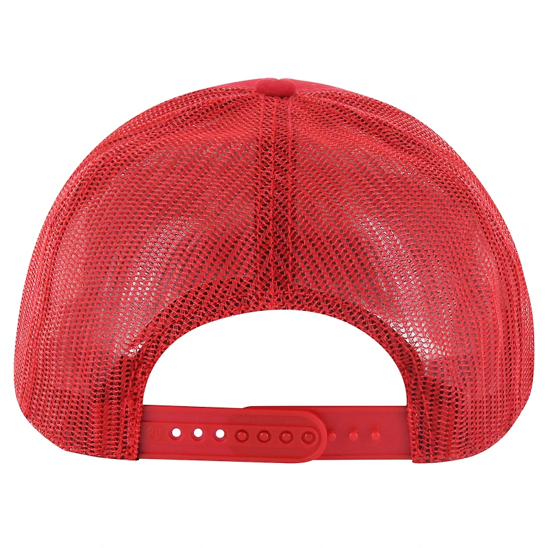 Men's '47 Red Wisconsin Badgers Pitstop Trucker Adjustable Hat