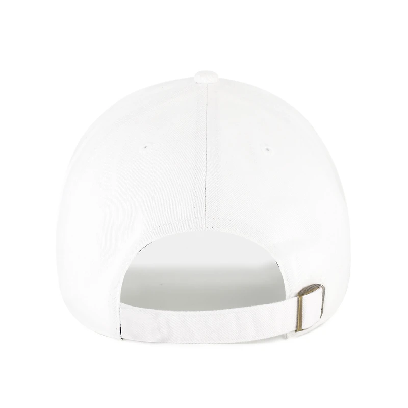 Casquette ajustable blanche « 47 Wisconsin Badgers Clean Up » pour homme