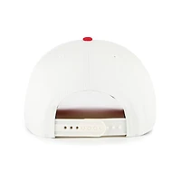 Men's '47 White Wisconsin Badgers Contemporary Basics Two-Tone Hitch Adjustable Hat